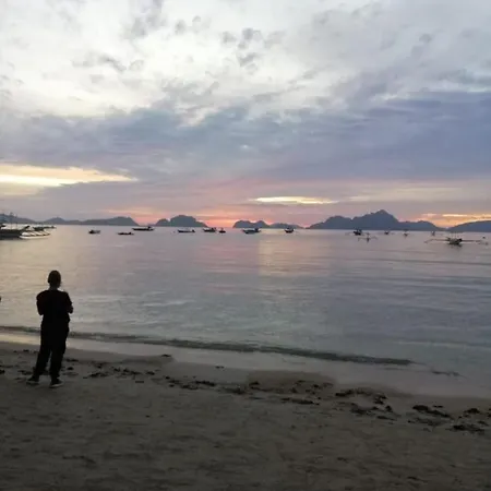 Alfa Beach Front Lodge El Nido Exterior photo