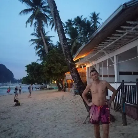 Alfa Beach Front Lodge El Nido Exterior photo